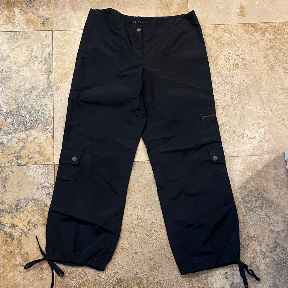 Theory dressy Cargo Pants size 4 like new!
